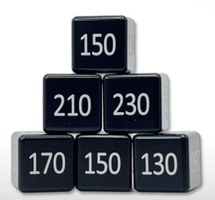 Pokemon Higher Count Numeric Damage Counter Set - Dragon Black (6pcs)